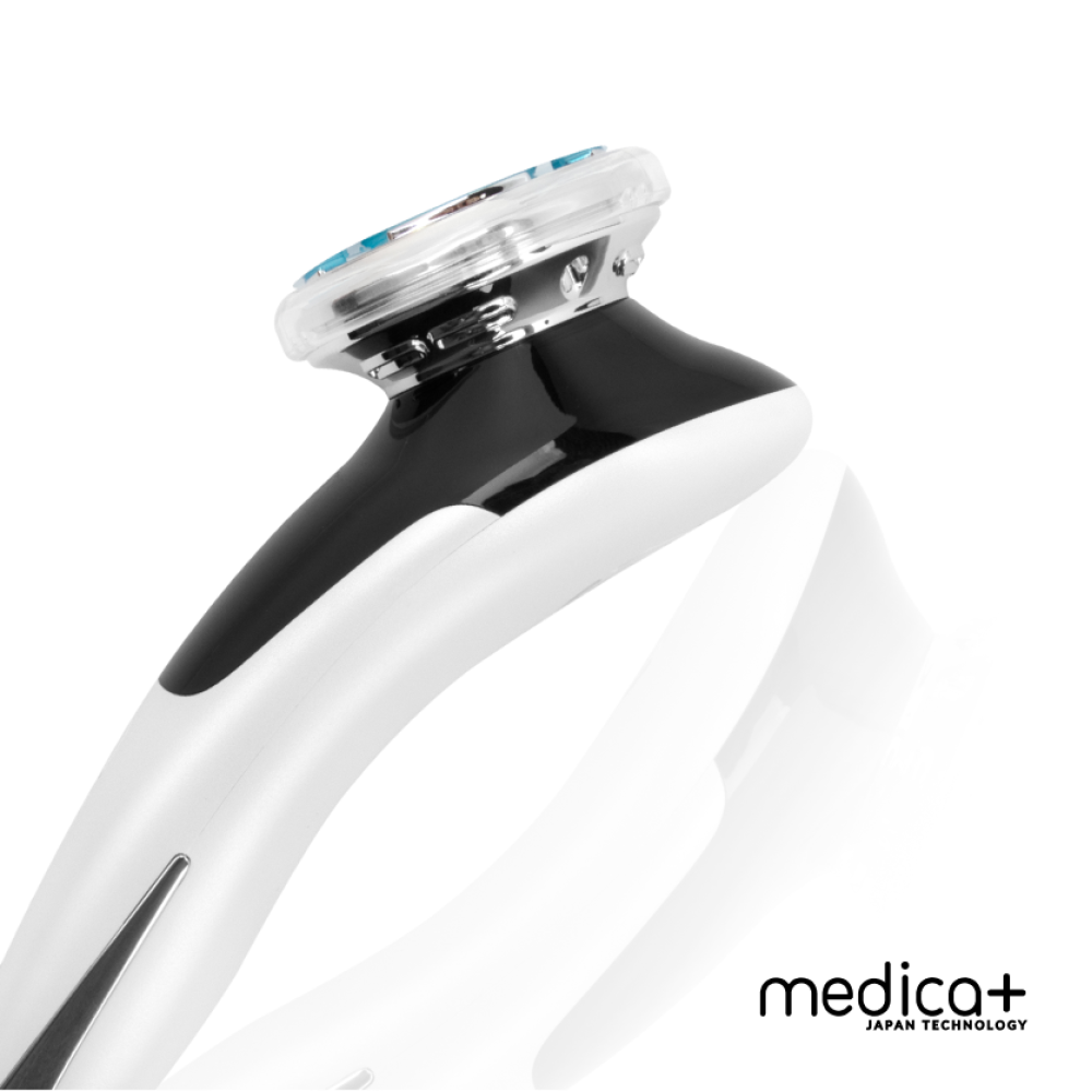 Mikroprądowy masażer do liftingu twarzy Skin Lifting 7.0 White – EMS, LED (Japonia)
