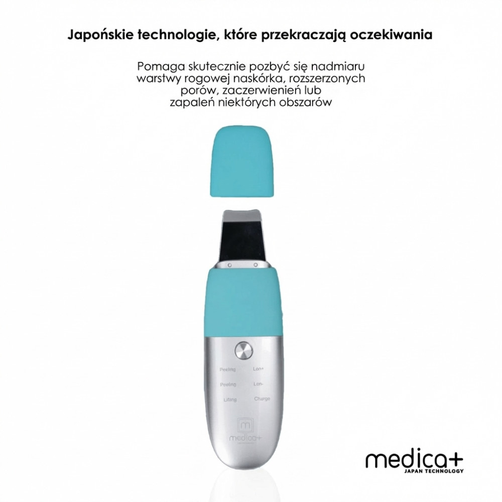 Ultradźwiękowy urządzenie do oczyszczania skóry twarzy MEDICA+ Vibroskin 8.0 (Japonia)
