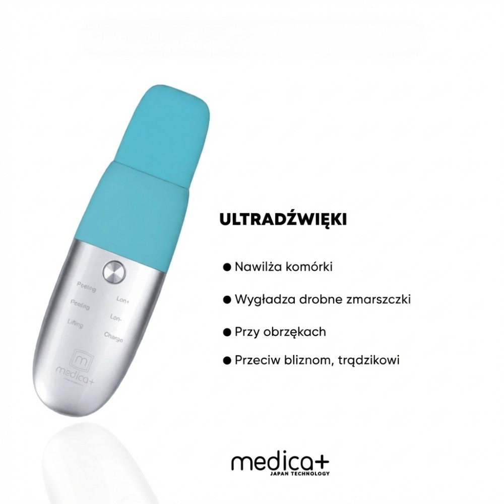 Ultradźwiękowy urządzenie do oczyszczania skóry twarzy MEDICA+ Vibroskin 8.0 (Japonia)