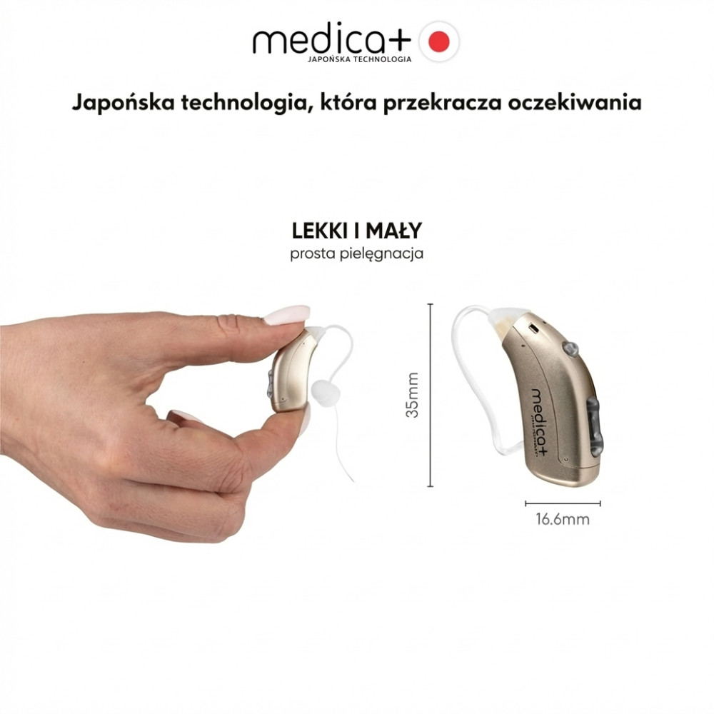 Uniwersalny aparat słuchowy MEDICA+ Sound Control 15 (Japonia)