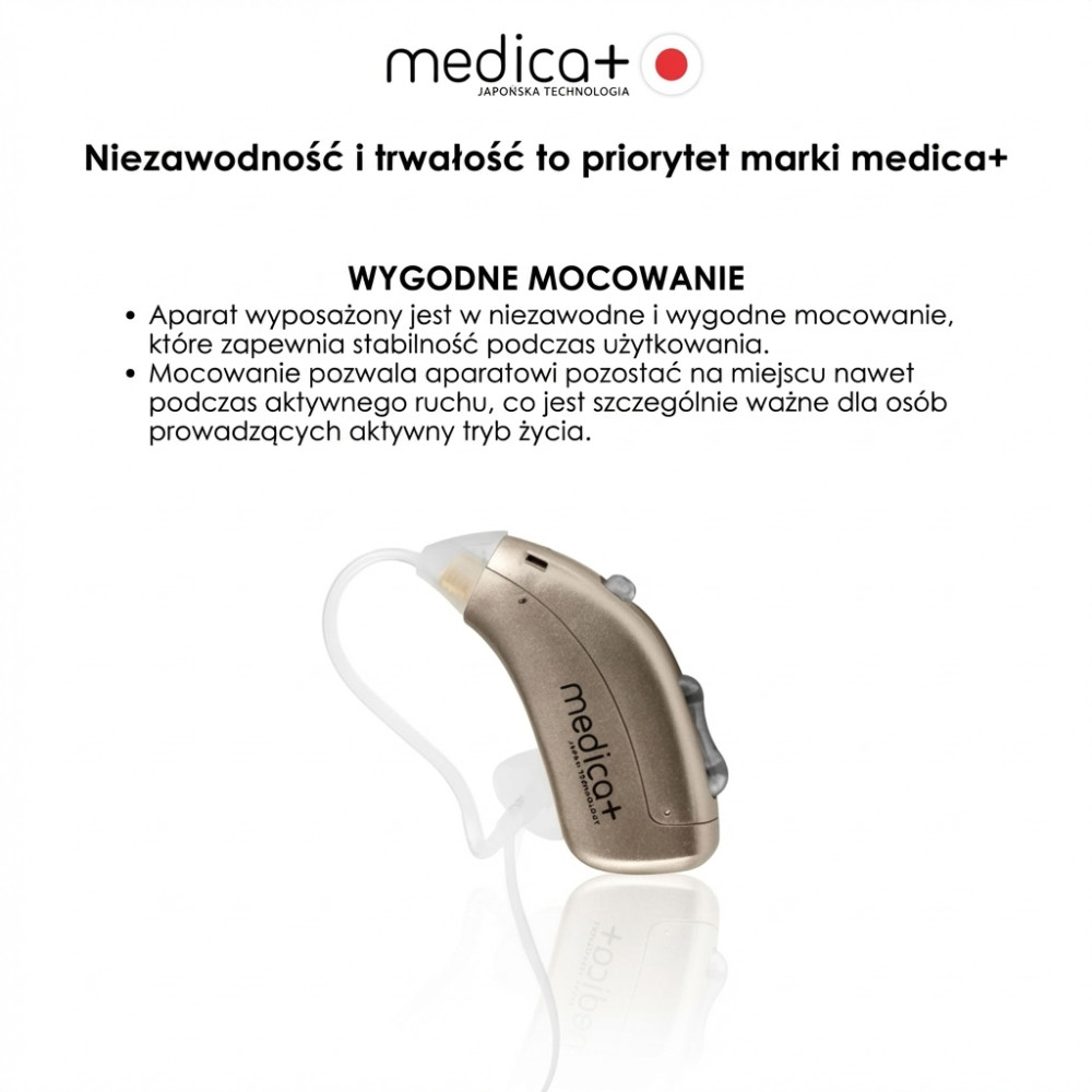 Uniwersalny aparat słuchowy MEDICA+ Sound Control 15 (Japonia)
