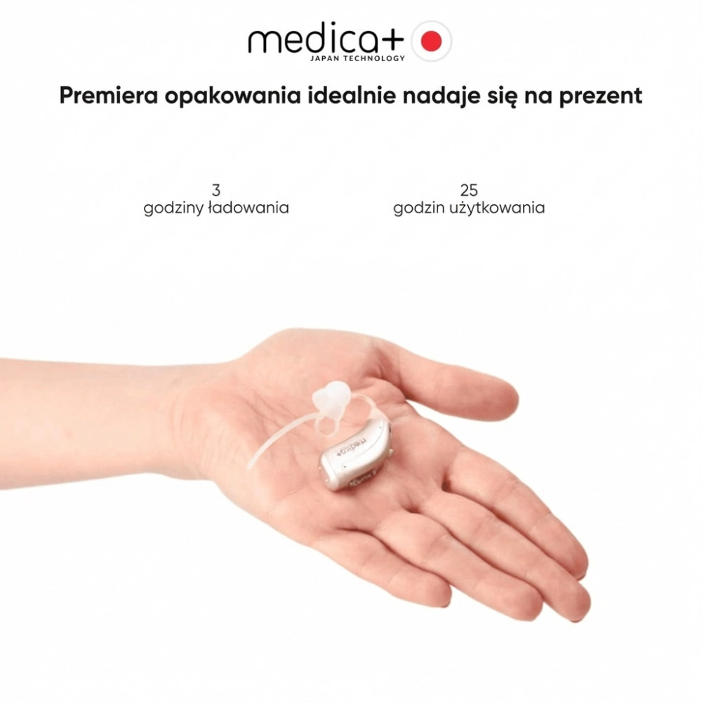 Uniwersalny aparat słuchowy MEDICA+ Sound Control 15 (Japonia)