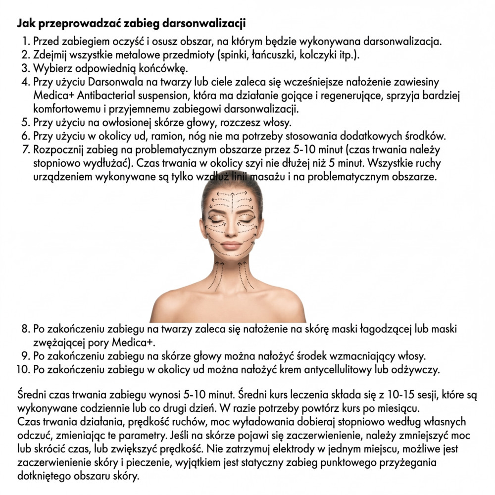 Przenośny aparat darsonwalowy MEDICA+ DARSOLINE 4.0 (Japonia)