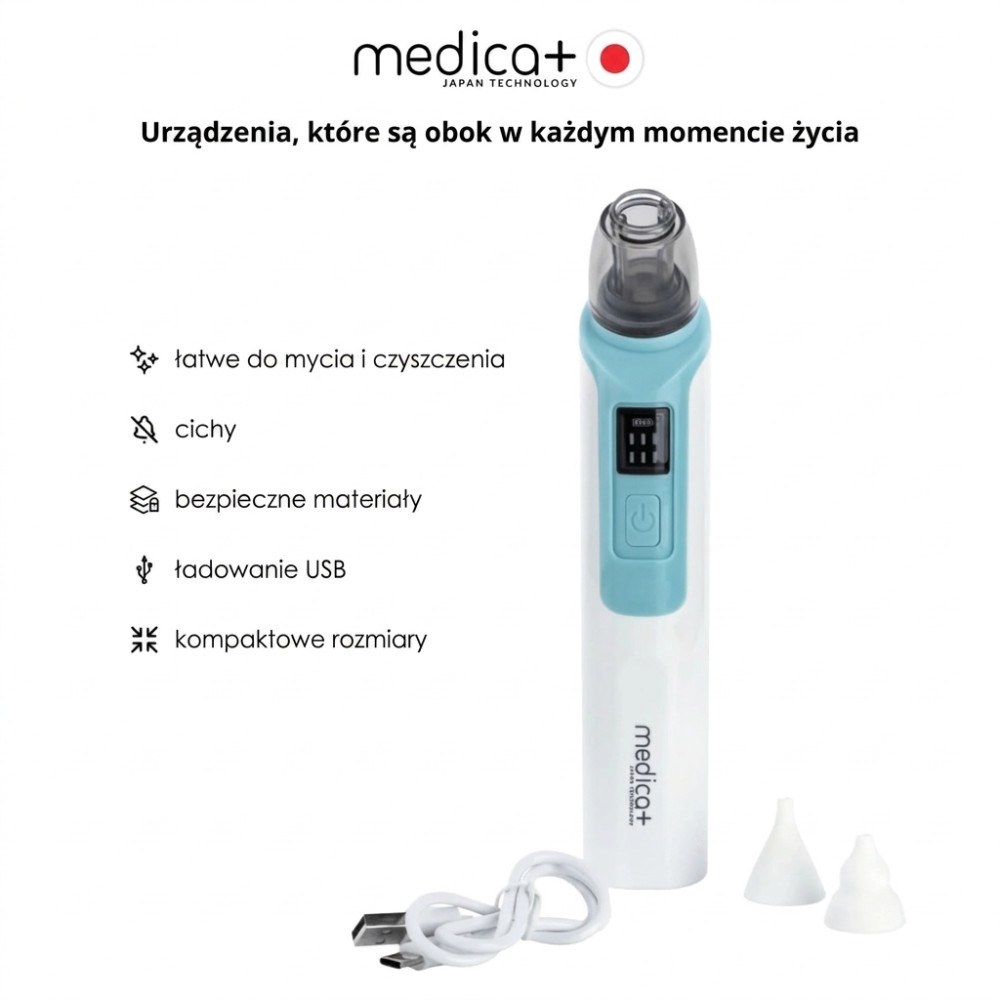 Aspirator do nosa MEDICA+ NOSE CLEANER 6.0, kolor żółty (Japonia)