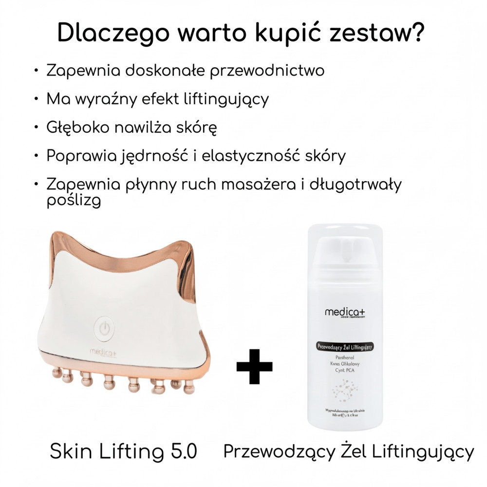 Mikroprądowy masażer liftingujący MEDICA+ Skin Lifting 5.0 (Japonia)