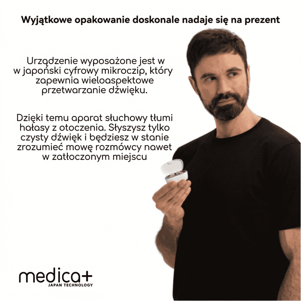 Uniwersalny aparat słuchowy MEDICA+ Sound Control 16 (Japonia)