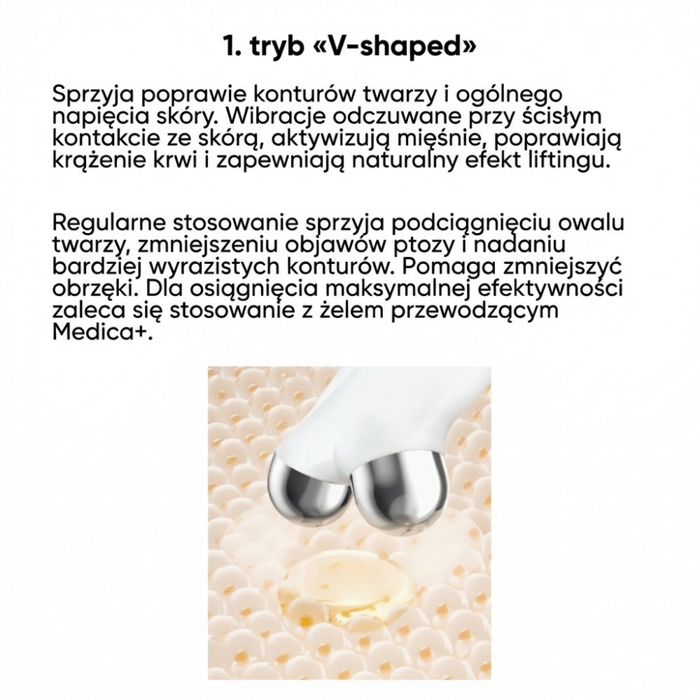 Lifting mikroprądowy MEDICA+ Skin Lifting 6.0 różowy (Japonia)