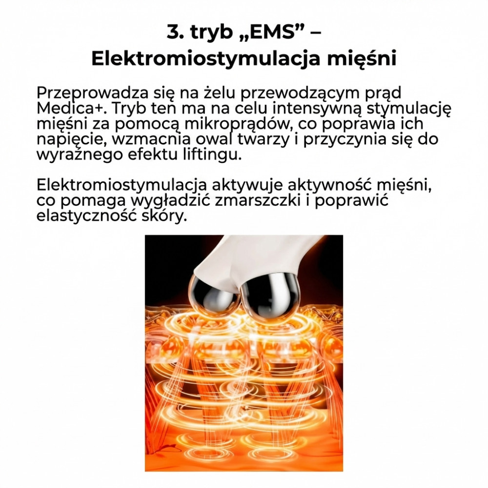 Lifting mikroprądowy MEDICA+ Skin Lifting 6.0 różowy (Japonia)