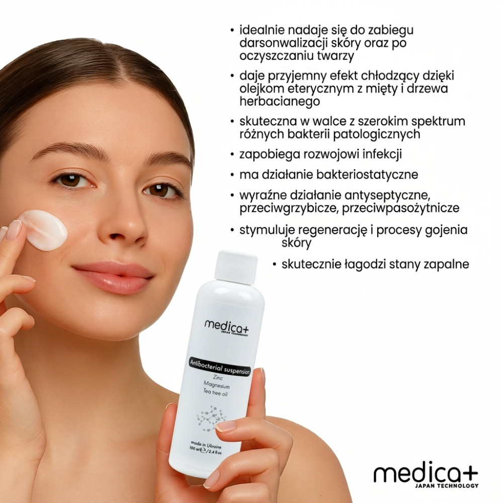 Zawiesina MEDICA+ o działaniu antybakteryjnym (100 ml)