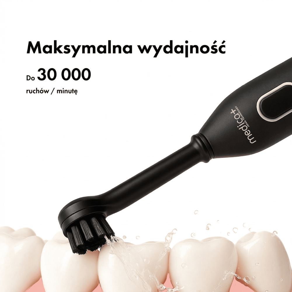 Elektryczna szczoteczka MEDICA+ ProBrush XO Carbon Soft Touch (black) (Japan)