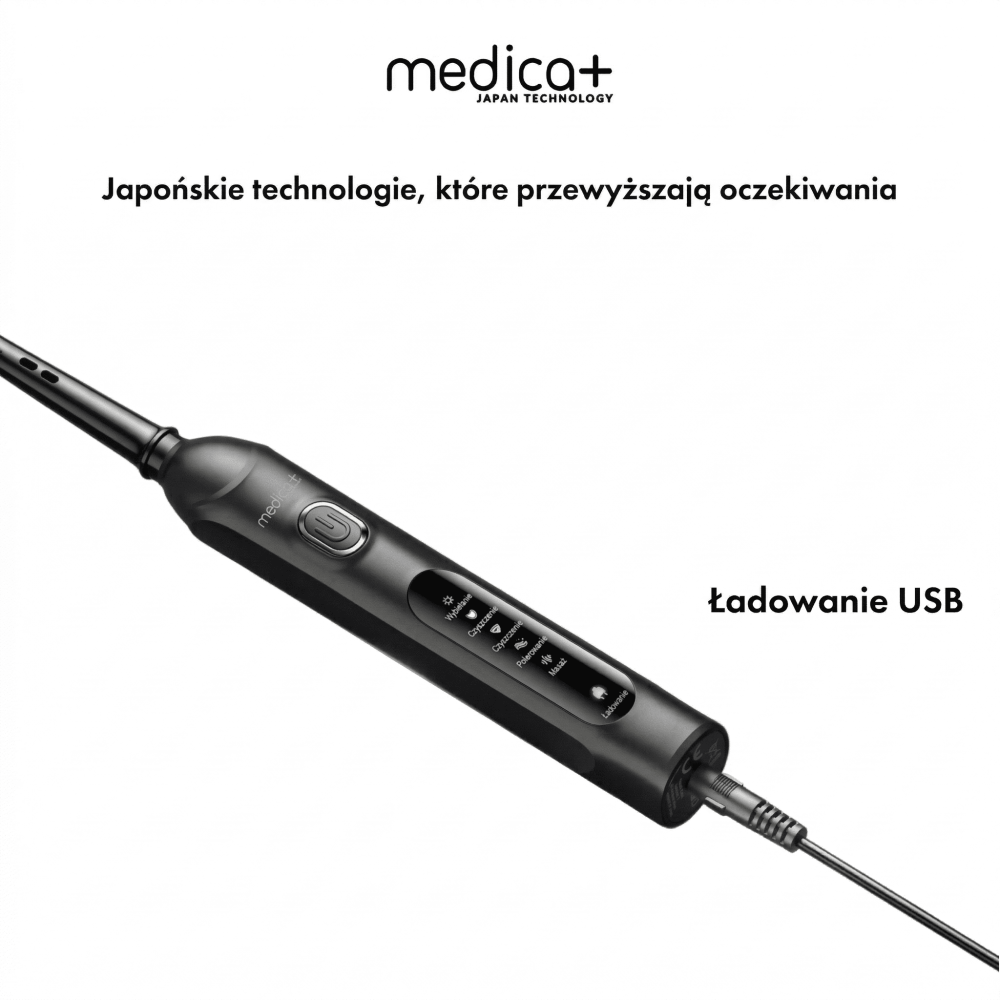 Elektryczna szczoteczka MEDICA+ ProBrush XO Carbon Soft Touch (black) (Japan)