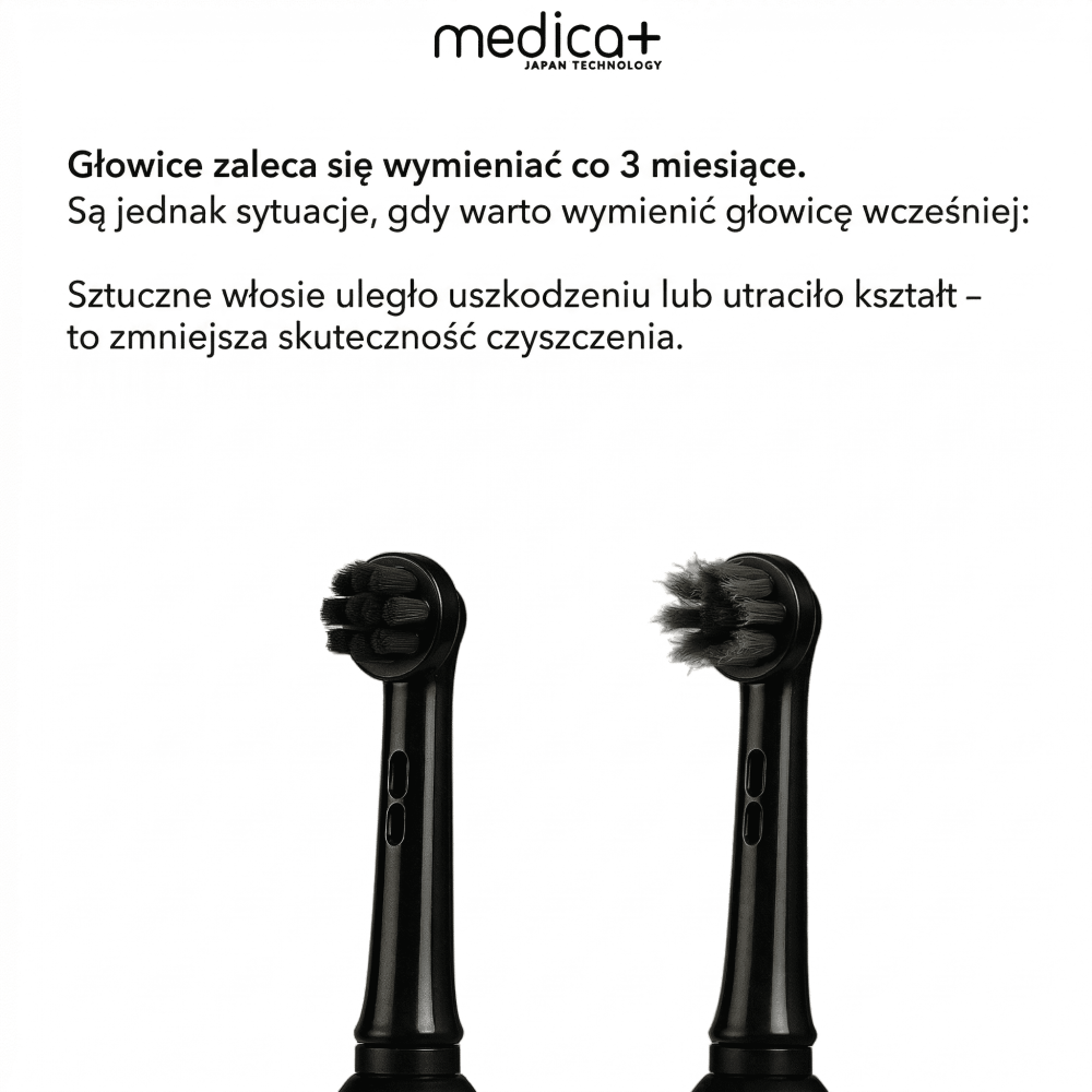 Elektryczna szczoteczka MEDICA+ ProBrush XO Carbon Soft Touch (black) (Japan)