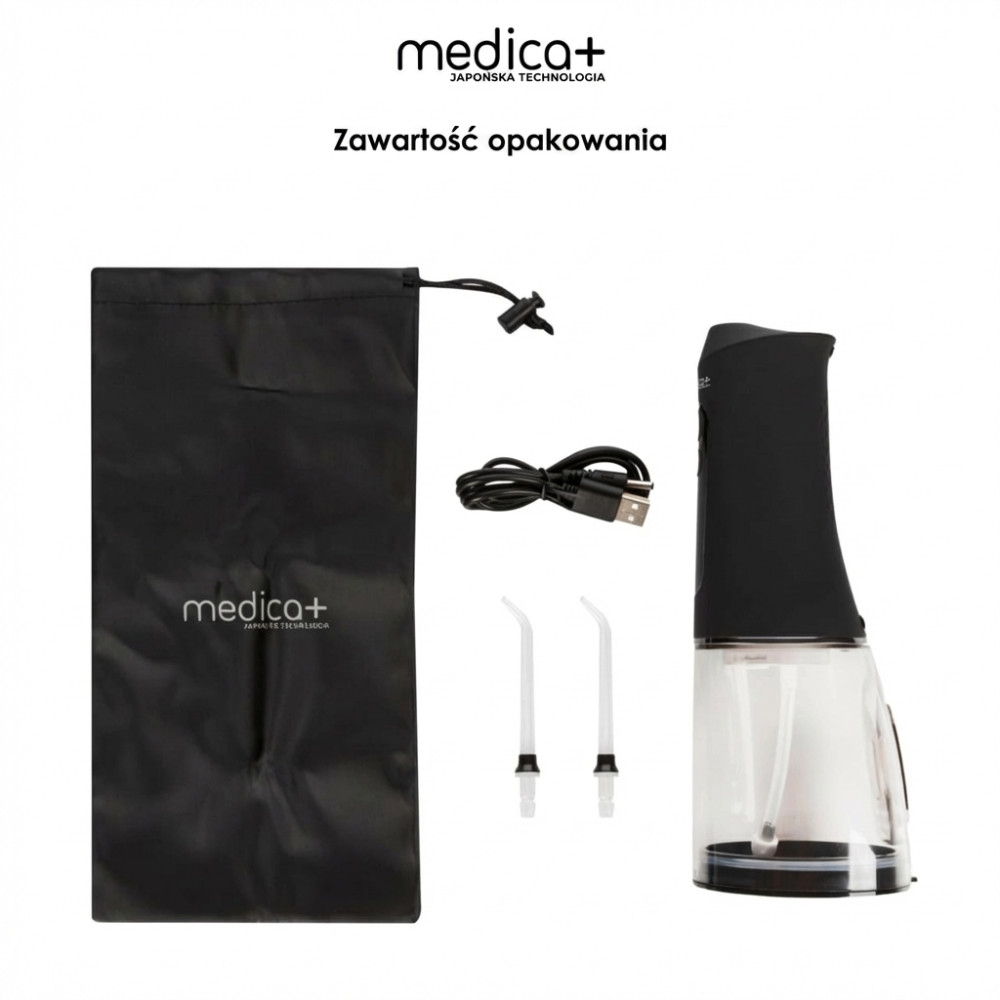 Przenośny irygator MEDICA+ WaterPuls 8.0 Black (Japonia)