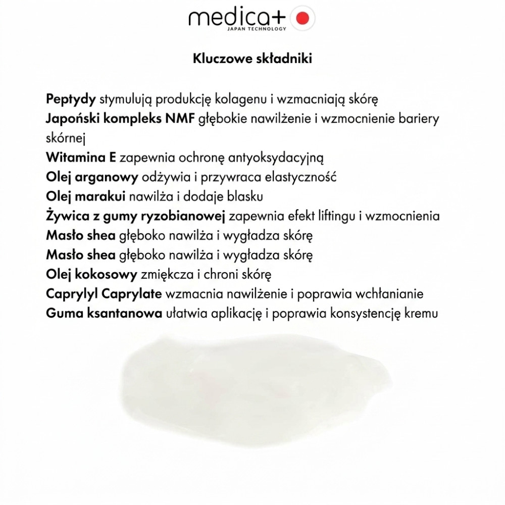 Krem na noc do twarzy z efektem liftingu MEDICA+ Lift & Glow Night Cream (50 ml)