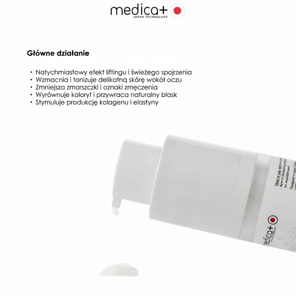 Krem liftingujący do skóry wokół oczu MEDICA+ Lift & Glow Eye Cream (15 ml)