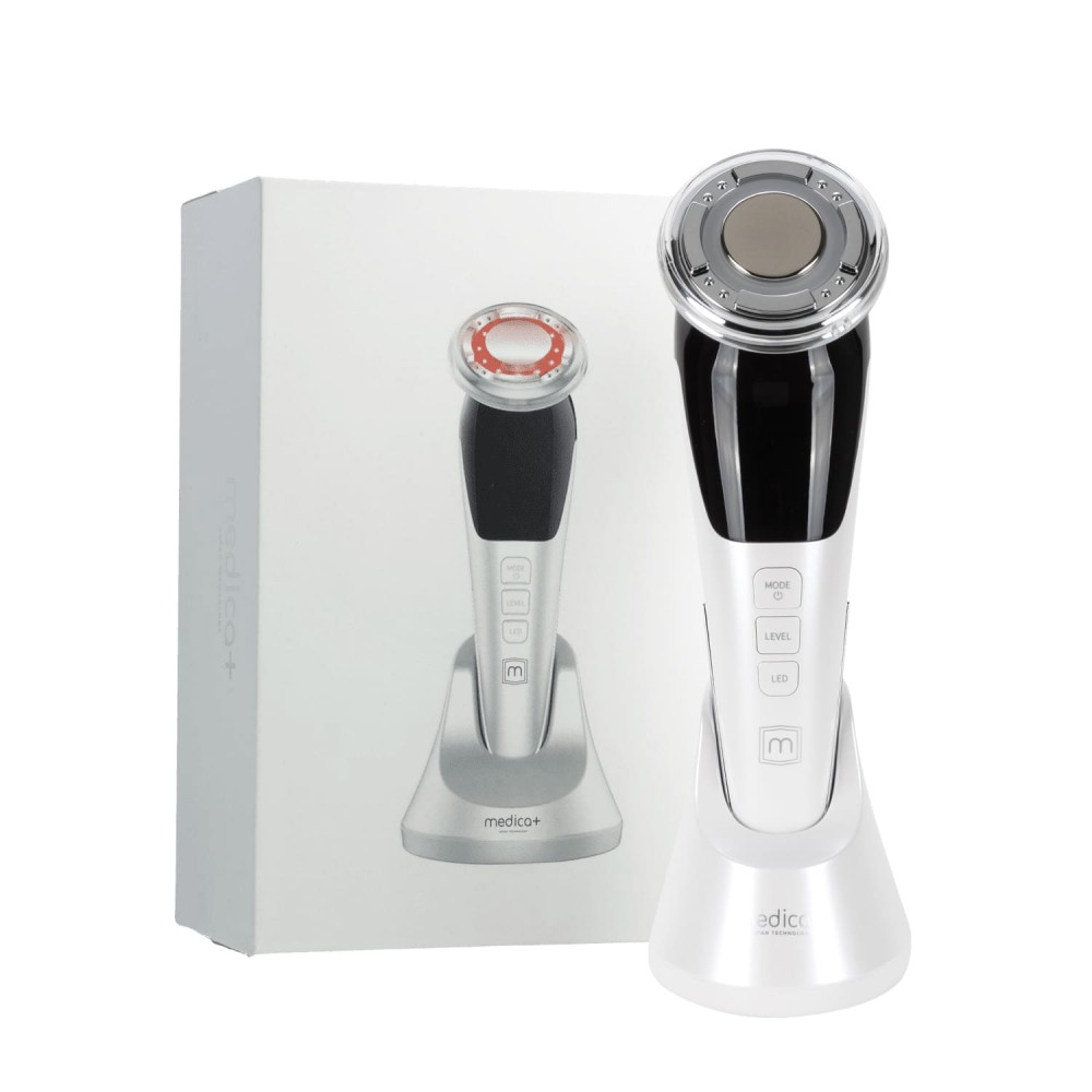 Mikroprądowy masażer do liftingu twarzy Skin Lifting 7.0 White – EMS, LED (Japonia)