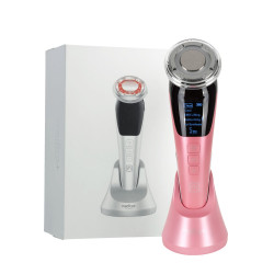 Mikroprądowy masażer do liftingu twarzy RF Skin Lifting 7.0 Pink – EMS, LED (Japonia)